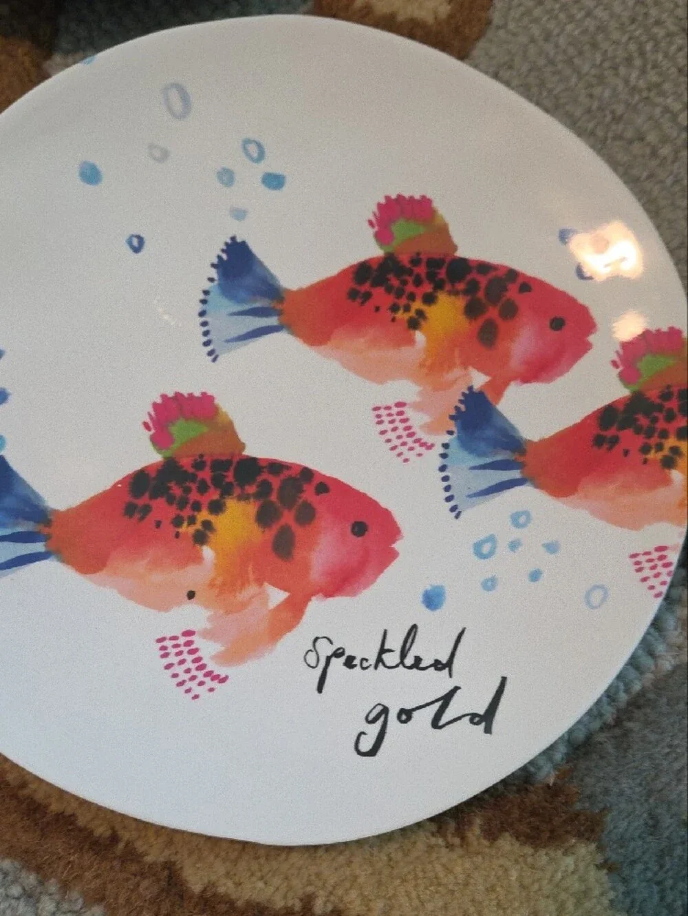 Pier 1 Set Of 4 Melamine 9 Inxh Plates